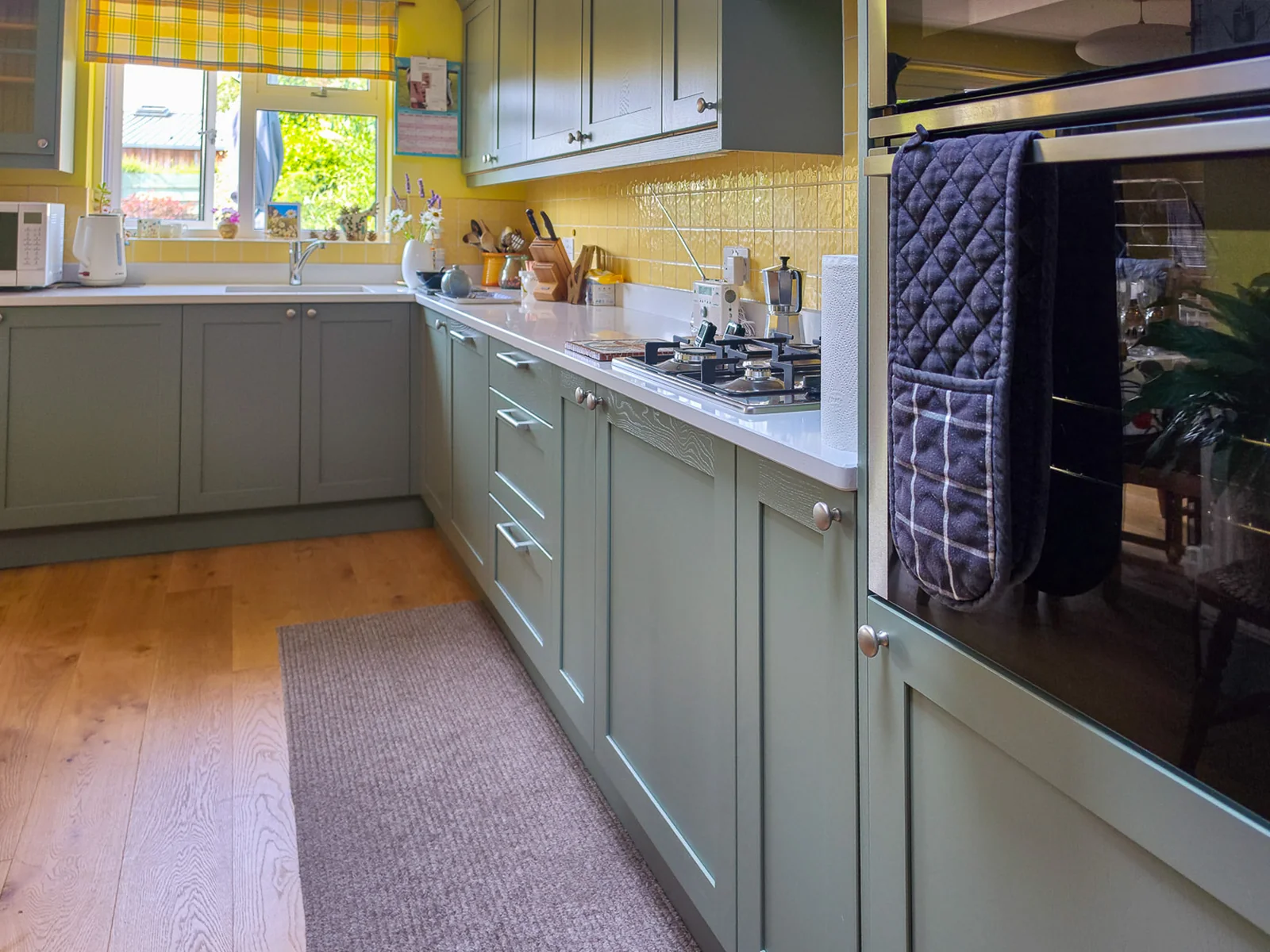 Kitchen designed and installed by Nick Archibold in a Wiltshire home