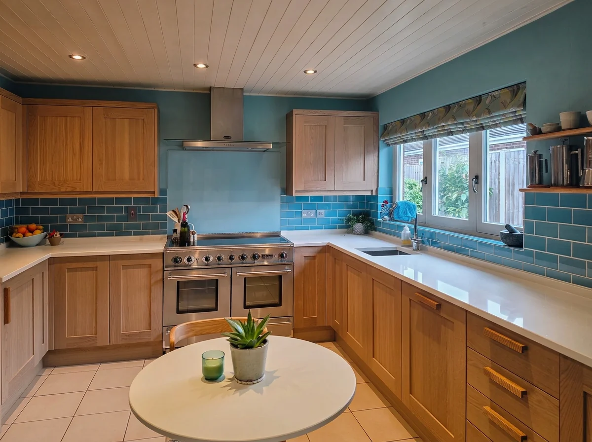 Solid oak Shaker doors in Devizes