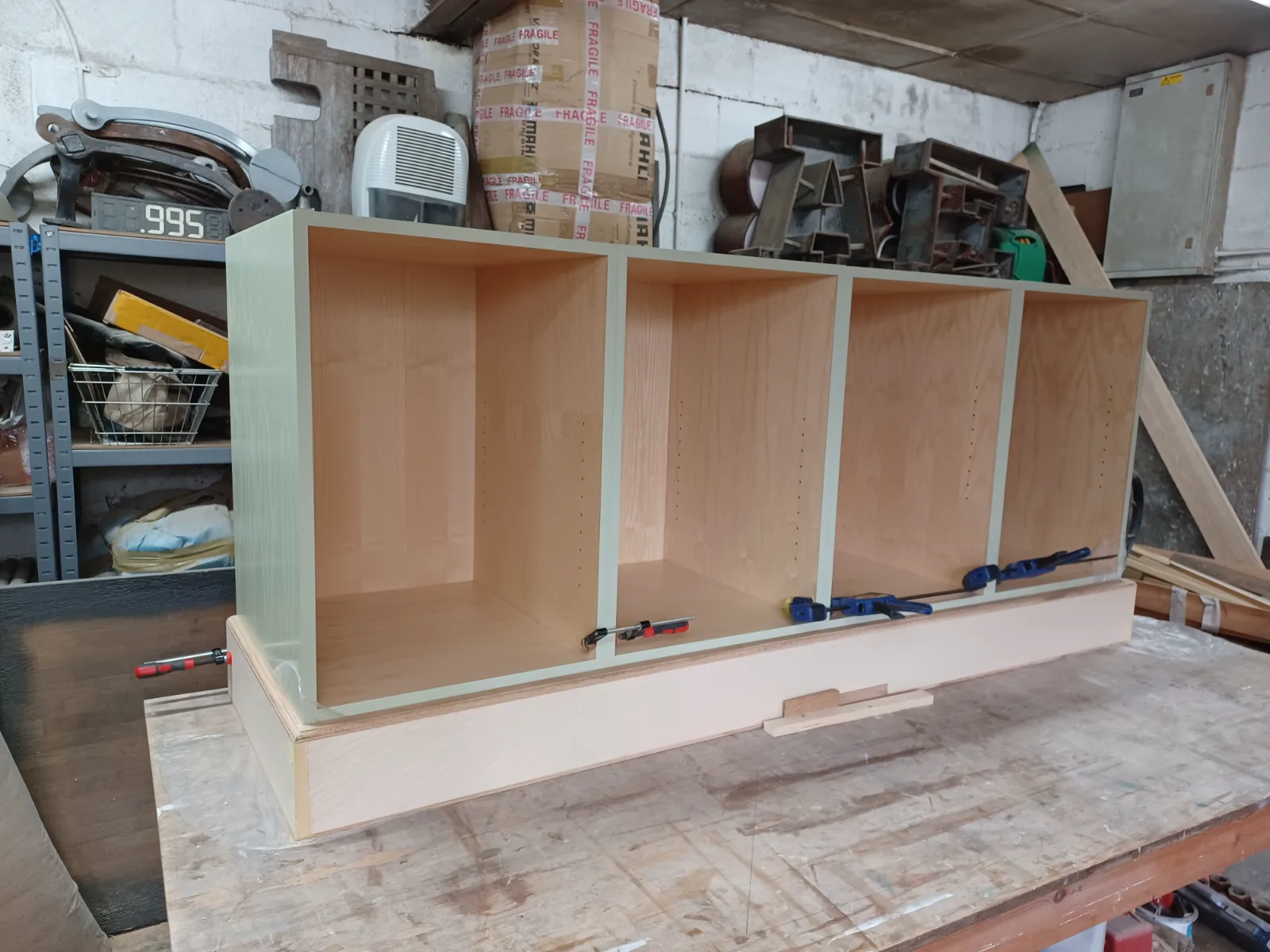 Solid carcase construction and back panels