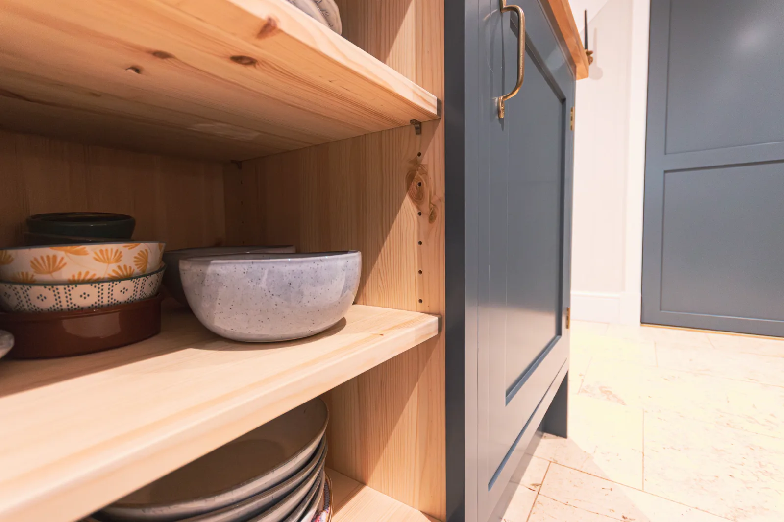 Plenty of adjustable storage.