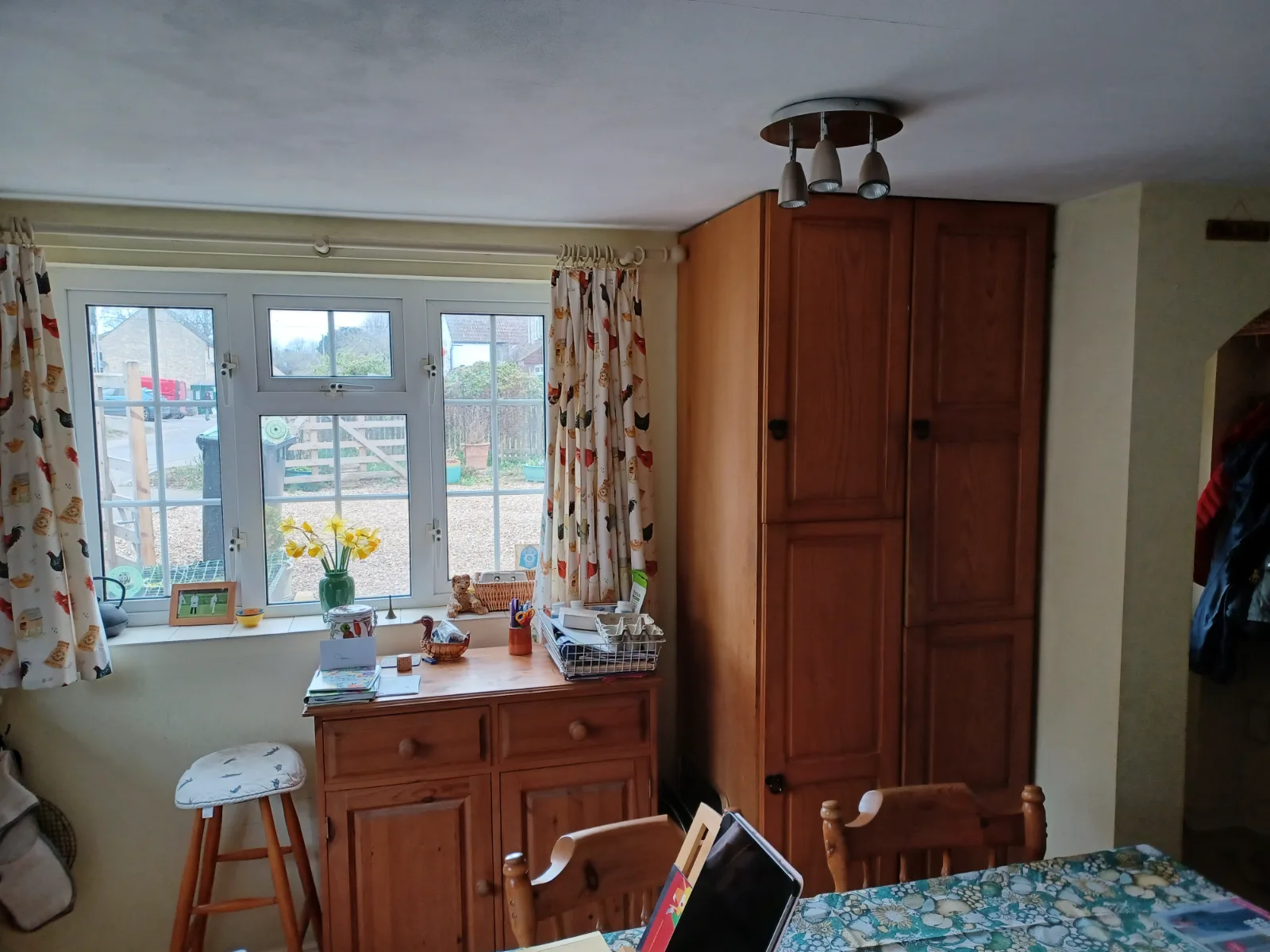 Kitchen in Great Somerford before the work
