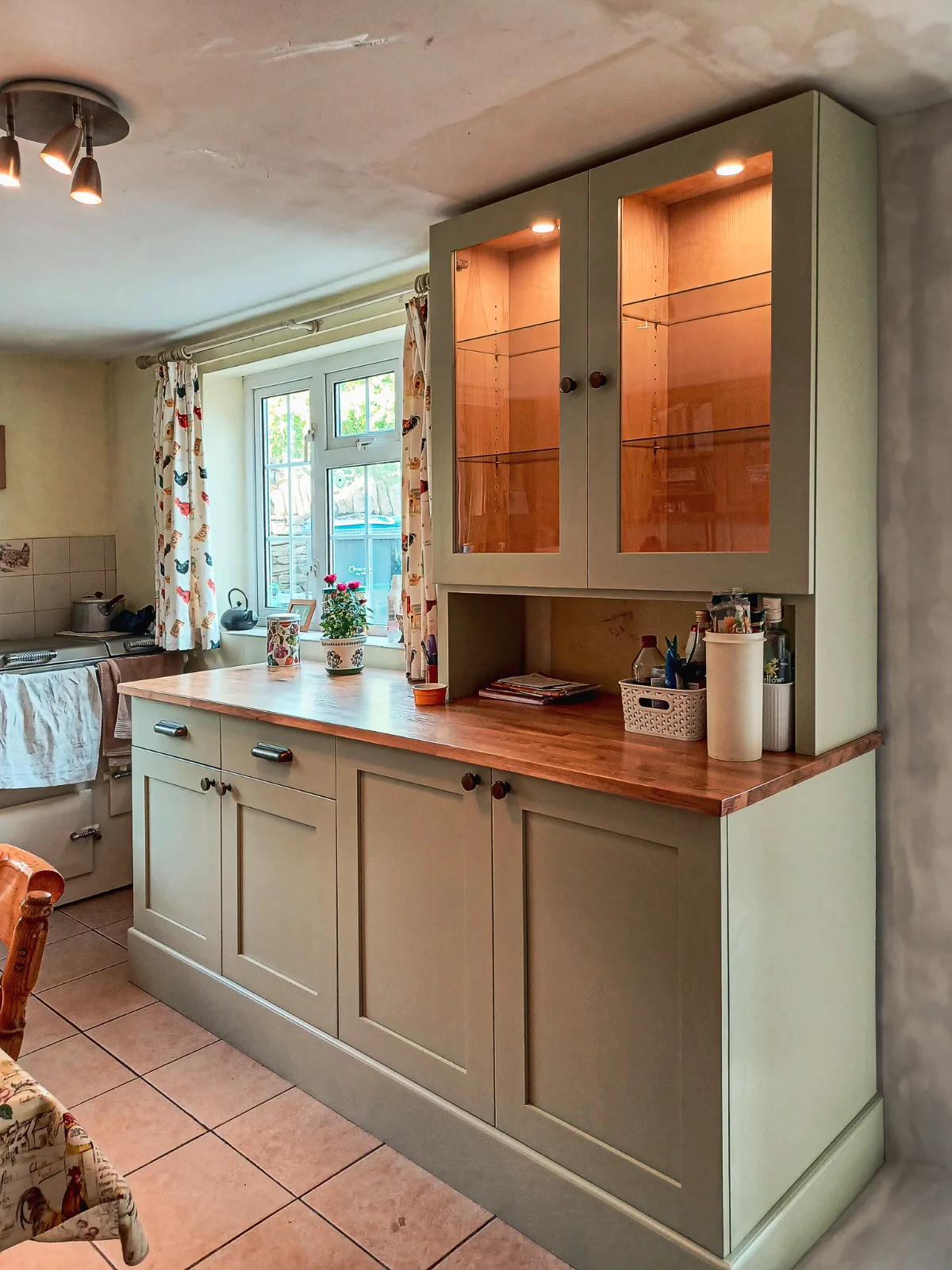 Kitchen in Great Somerford after the work